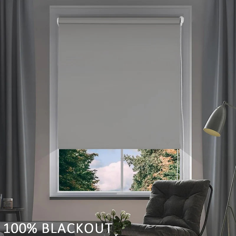 BLACKOUTS ROLLERS 100% OPACOS. COLOR GRIS. 160CM