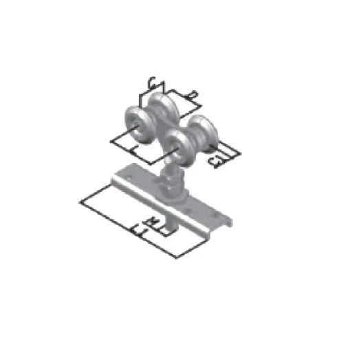 GARUCHAS PARA RIEL SUSPENSOR (TROLLEY)