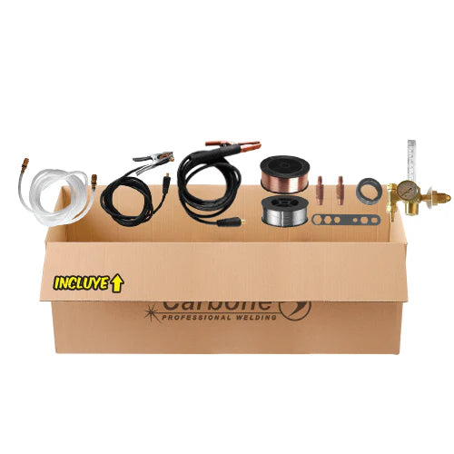 PROMIG180 MAQUINA DE SOLDAR MIG /STICK CON/SIN GAS 220 VOLTS.ESP. MAX.DE ALAMBRE 1.0 MM (INCLUYE SPO