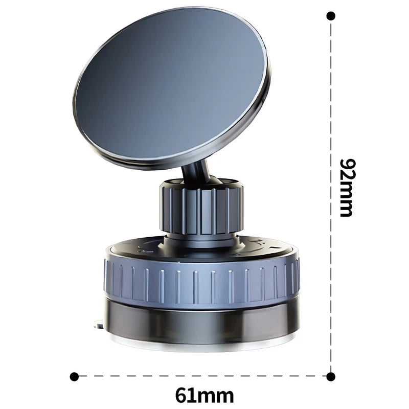 SOPORTE MAGNÉTICO PARA TELÉFONO CON SUCCIÓN AL VACÍO. BASE PARA CELULARES CON IMÁN.