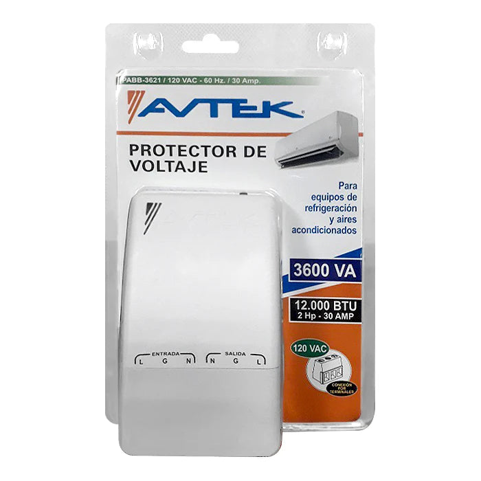 PROTECTOR DE VOLTAJE 110V PARA MOTOR DE PORTON ELECTRICO, A/A Y COMPRESORES. DESCONECTA ANTE VOLTAJE
