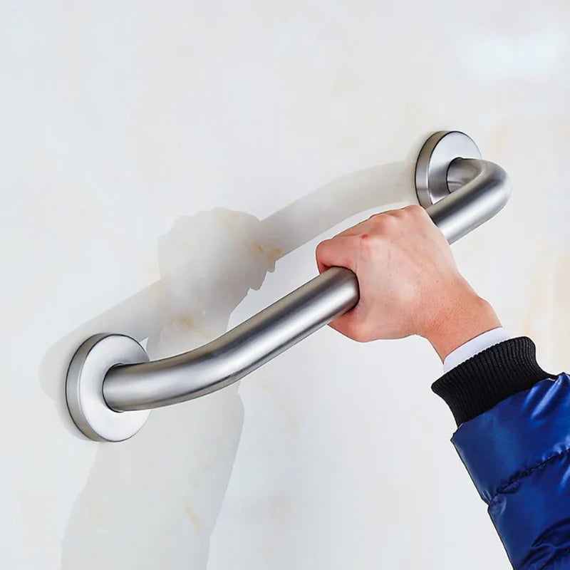 BARRA DE SEGURIDAD APOYO INOXIDABLE PARA BAÑO 104CM ANTIDESLIZANTE PARA DUCHA, WC Y ESCALERAS. SOPOR