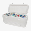 COOLER DE 120QT IGLOO POLAR BLANCO HIELERA GRANDE PARA PASEOS Y PESCA