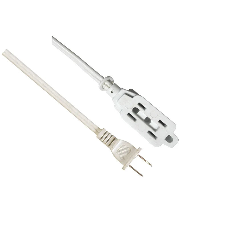 Extension Electrica Polarizada de 3 salidas Nema 1-15P. 125Volt - 15FT. Calibre 2x16AWG.