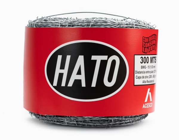 ALAMBRE DE PUAS HATO ESPECIAL (ROJO) #15 DE 300