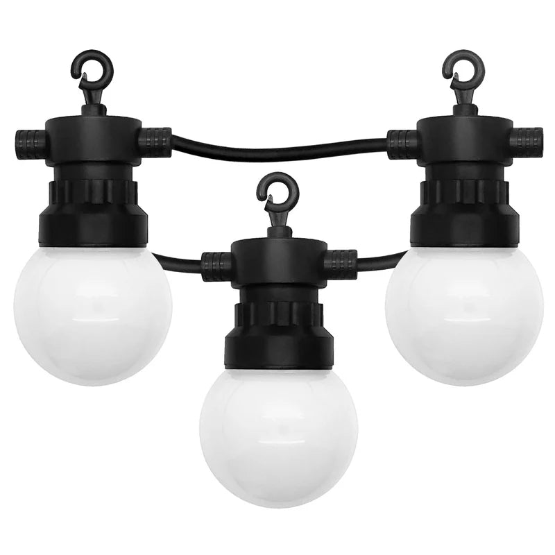 LAMPARA DECORATIVA DE TIRA CON 10 BOMBILLOS/5 METROS. CAPACIDAD DE 0.5 WATT/BOMBILLO. 120VOLT-60HZ