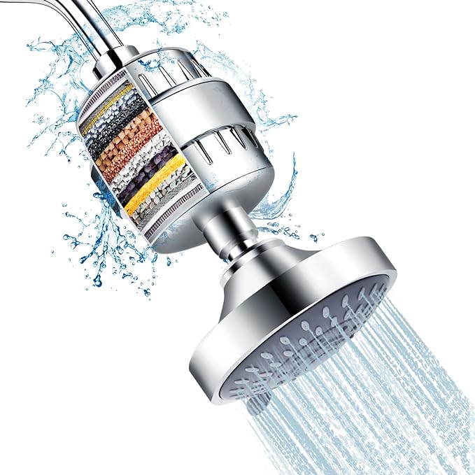 SF-02G FILTRO AGUA PARA DUCHA CUIDA DE LA CAIDA DEL CABELLO Y LA RESEQUEDAD EN LA PIEL