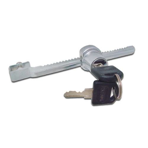 CERRADURA PARA PUERTAS CORREDIZAS CROMADAS.