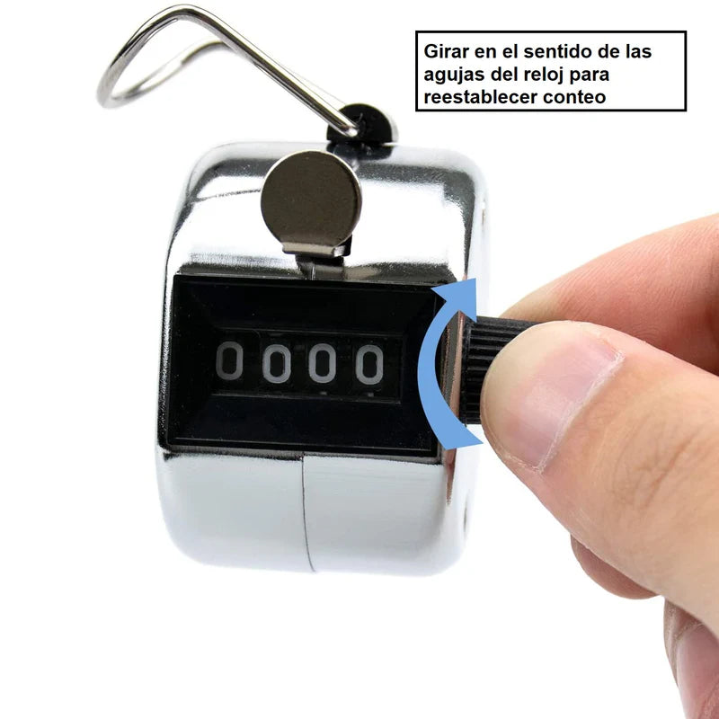 CONTADOR MECÁNICO DE VUELTAS PARA INVENTARIOS Y CONTEOS (1 UNIDAD