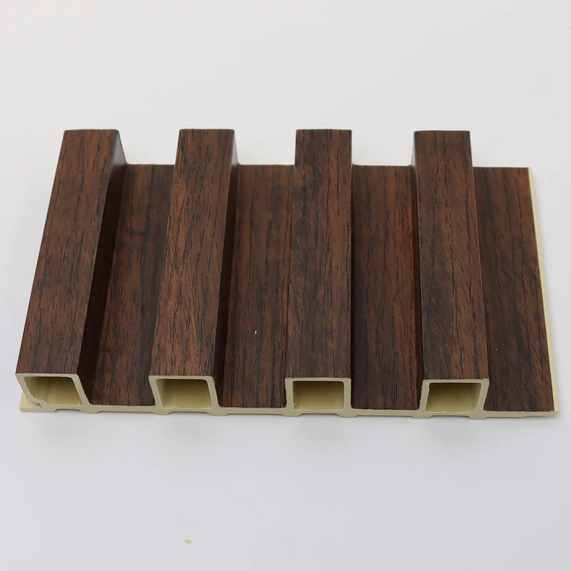 LÁMINA ACANALADA DECORATIVA WPC DARK WOOD 24X160X2900 MM