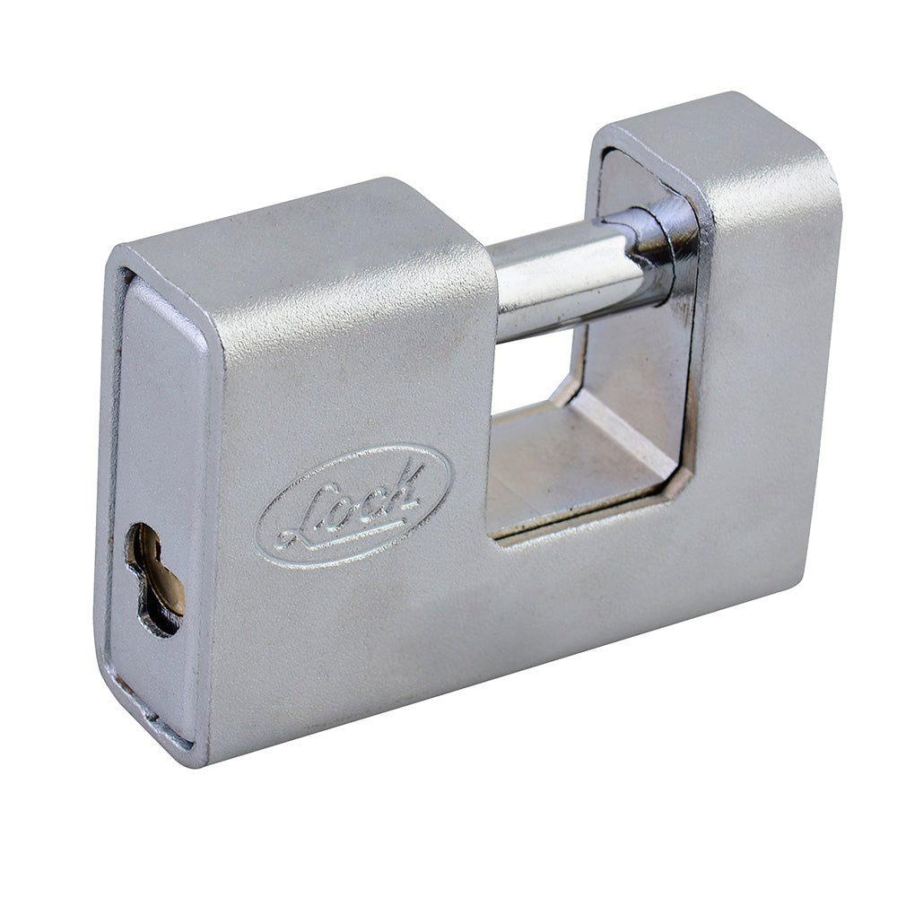 CANDADO DE ACERO PARA CORTINA LLAVE DE PUNTOS METñLICO LOCK