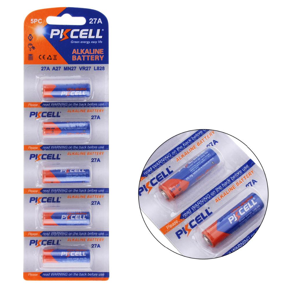 (5 PIEZAS) BATERÍAS 27A 12V