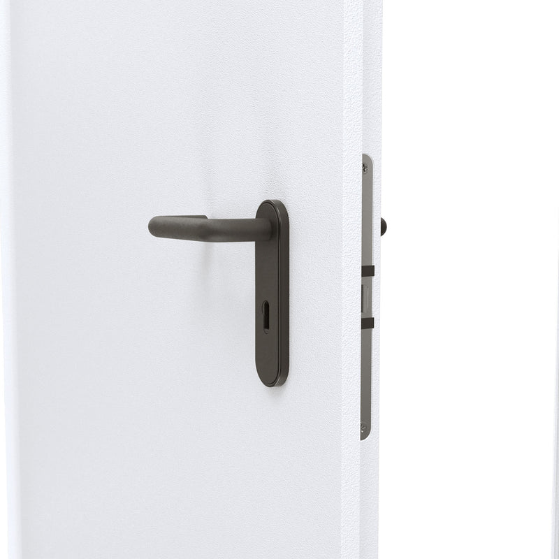 CUADRANTE PARTIDO CUADRADILLO PARA BARRA ANTIPANICO Y CERRADURA ESPECIAL DE PUERTA CORTAFUEGO Y MULT