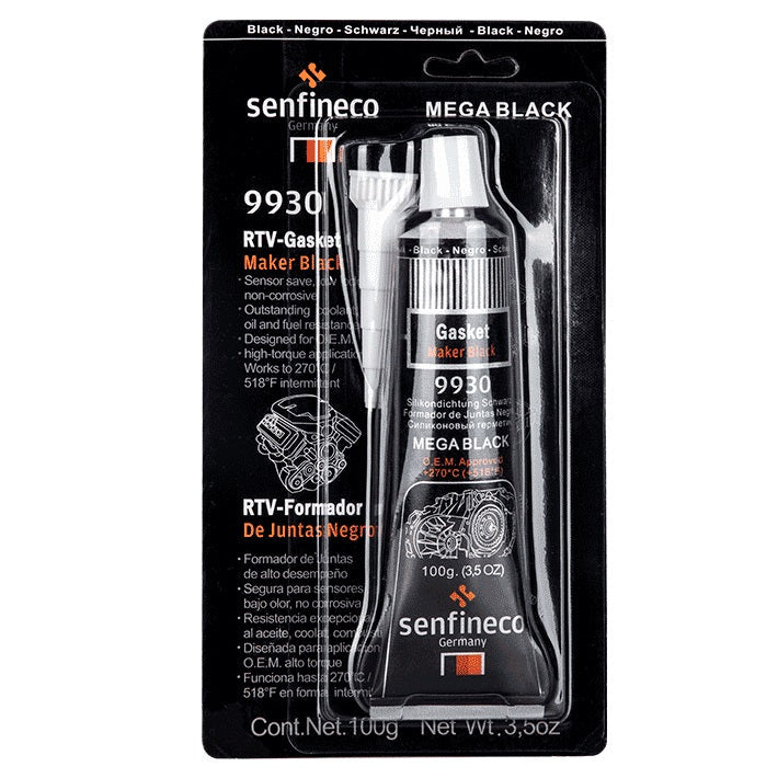 FORMADOR DE EMPAQUES COLOR NEGRO 3.5 OZ. SENFINECO