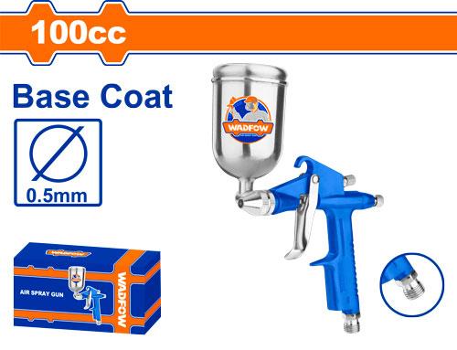 PISTOLA SPRAY PARA PINTAR 100CC. BOQUILLA: 0.5MM. IDEAL CAPA BASE. PRESIÓN: 3-4 BAR. DE AIRE PARA CO