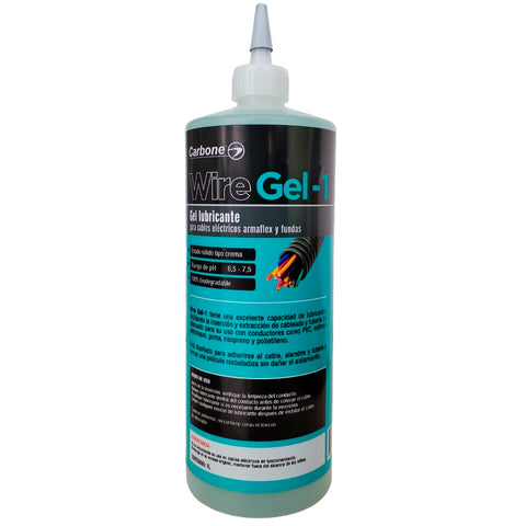 GEL LUBRICANTE PARA ALAMBRES O CABLES ELECTRICOS. WIREGEL-1 DE 1 LITRO.