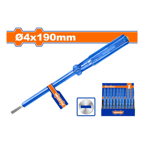 LÁPIZ MEDIDOR PROBADOR DE VOLTAJE. TAMANO DE RANURA: 4X190MM. AC100-500V PROBADOR DE CIRCUITO.