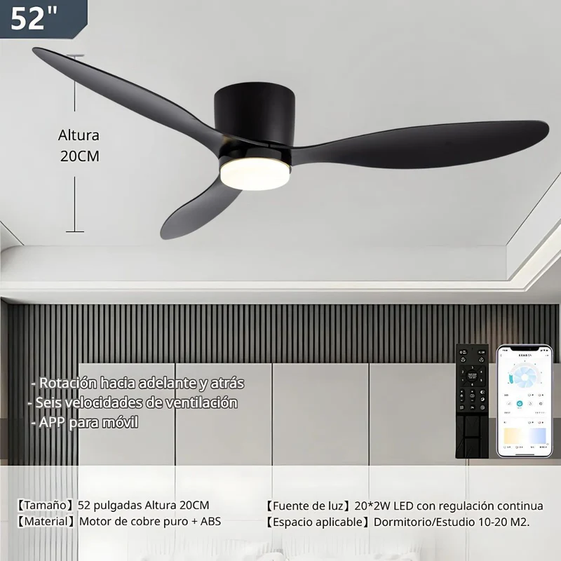 [SKUIMG]AB1415|00_manual_1778775078094_18_AB1415-1_800x.png|75f10f329f7ae733ced936a404af2a5b3c2c4767|ABANICO DE TECHO CON LÁMPARA. 3 TONOS DE LUZ. 52" VENTILADOR CON CONTROL REMOTO. FAN 110V COLOR NEGR