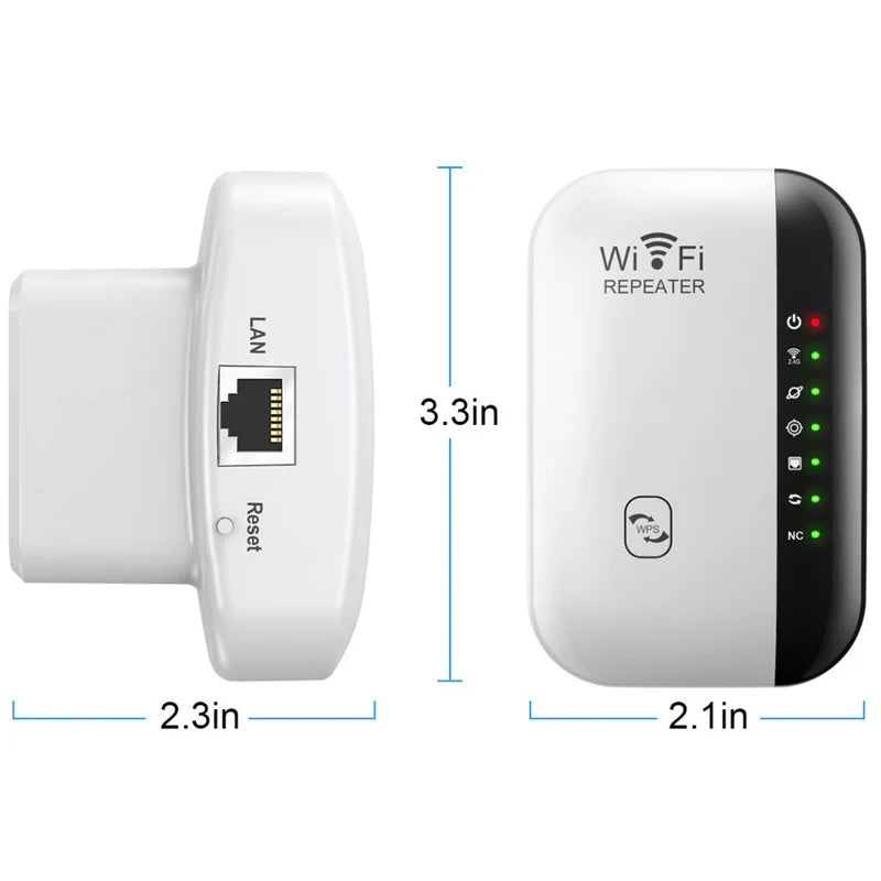 AMPLIFICADOR DE SEÑAL WIFI INALÁMBRICO DE LARGO ALCANCE. REPETIDOR DE SEÑAL CON COBERTURA AVANZADA.