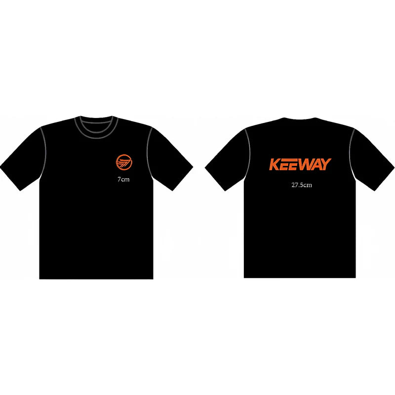 T-SHIRT KEEWAY TALLA-M MANGA CORTA. TALLAS VARIADAS
