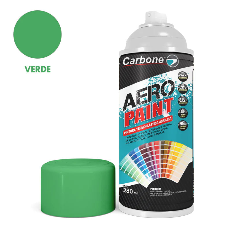 PINTURA AEROSOL EN SPRAY. INTERIORES Y EXTERIORES ALTA CALIDAD 280ML