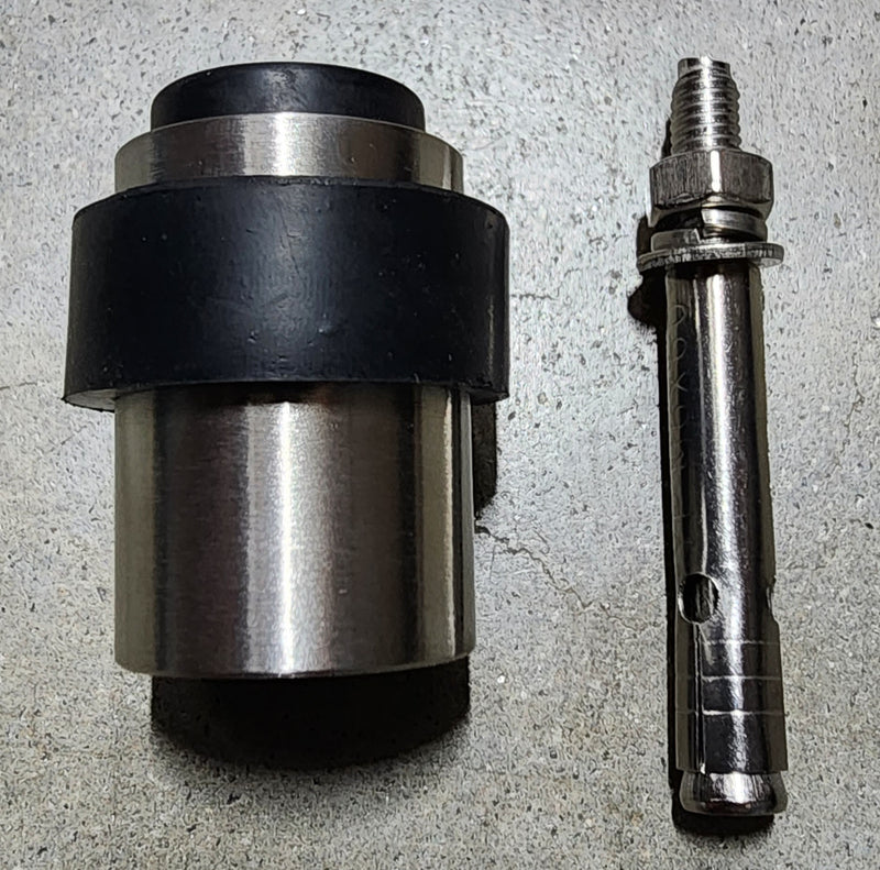 TOPE PARA PUERTA ACERO INOX.