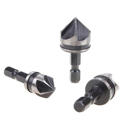 BROCAS AVELLANADO 3 PCS 1/4" HEX 12/16/19MM