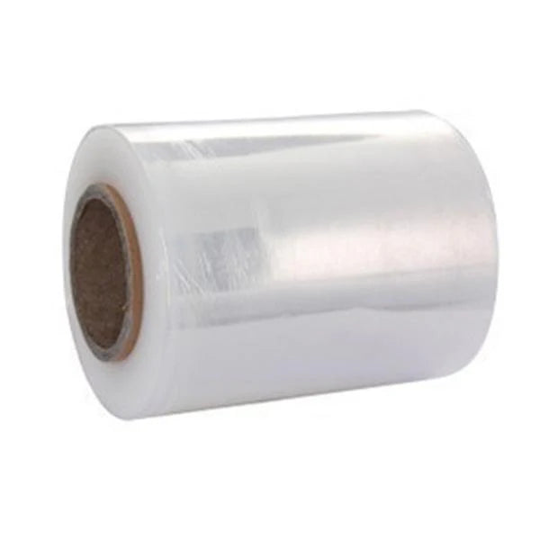 ROLLO DE STRETCH FILM TRANSPARENTE PARA MÁQUINA DE ORBITAL PE 20 MICRONES X 150MM X 500MTS