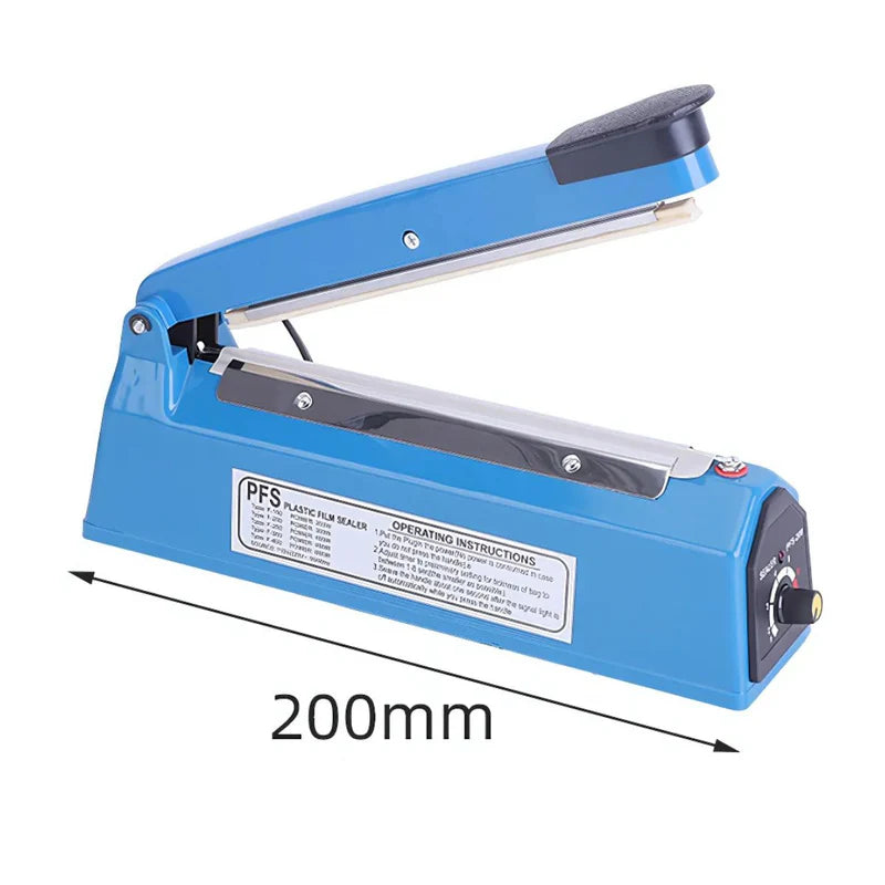 SELLADORA IMPULSO TÉRMICA LINEAL ELÉCTRICA DE 20CM CON REGULADOR DE TEMPERATURA 110V. MÁQUINA PARA S