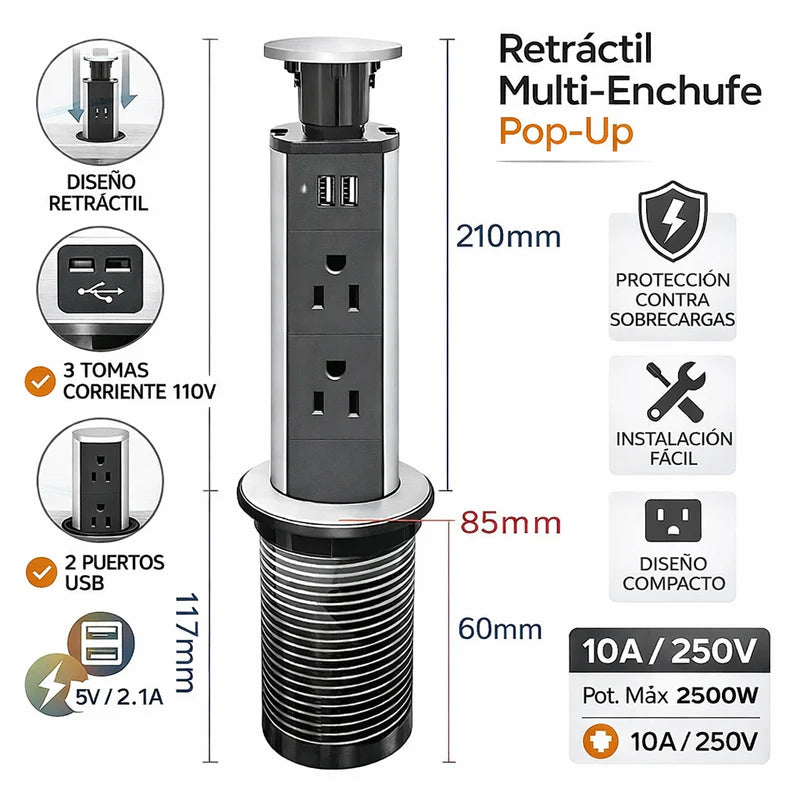 [SKUIMG]AB702|1784405131506-c87e3514e6729__00_manual_1784405131505_32_Torre_retractil_de_enchufes_y_USB_1_800x.webp|e349b81be85e8f90137117caa9225973ad808001|ENCHUFE TOMA CORRIENTE RETRÁCTIL CON 3 SALIDAS Y 2 PUERTOS USB. TORRE DE ENCHUFE PARA SOBRE MESA, CO