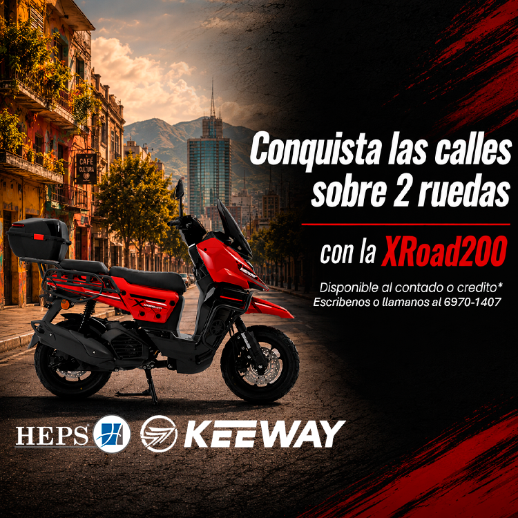 [SKUIMG]MO-M-XROAD200-RED|1784820210624-3ffd6273e5aed__00_manual_1784820210623_XROAD BANNER-750.png|c4720221562f39936bceb3349ecfd50f1c14ba48|MOTO SCOOTER XROAD 200 KEEWAY COLOR ROJO MOTOR MONOCILINDRO 4 TIEMPOS, 2 VÁLVULAS, TANQUE 7.5 AUTOMÁ