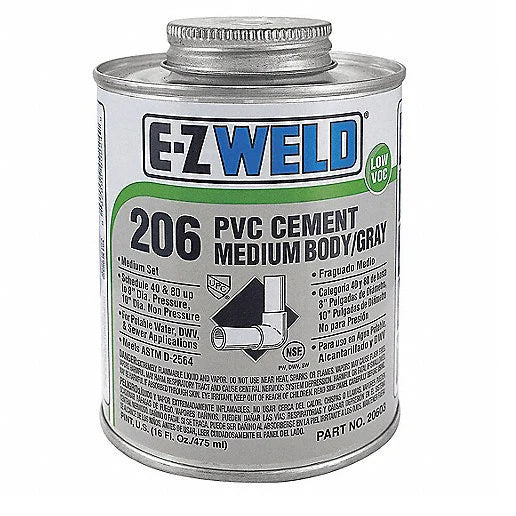 PEGAMENTOS PARA TUBO PVC EZ WELD.