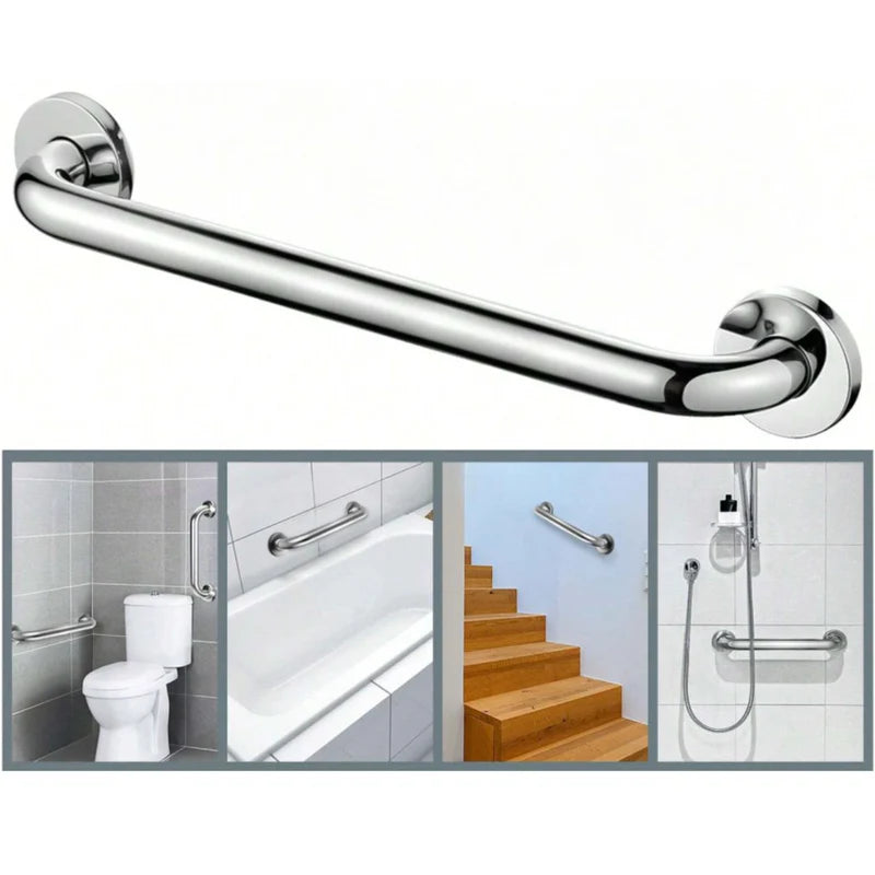 BARRA DE SEGURIDAD APOYO INOXIDABLE PARA BAÑO 104CM ANTIDESLIZANTE PARA DUCHA, WC Y ESCALERAS. SOPOR