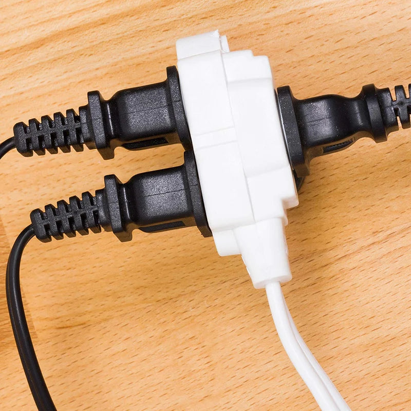 Extension Electrica Polarizada de 3 salidas Nema 1-15P. 125Volt - 6FT. Calibre 2x16AWG.