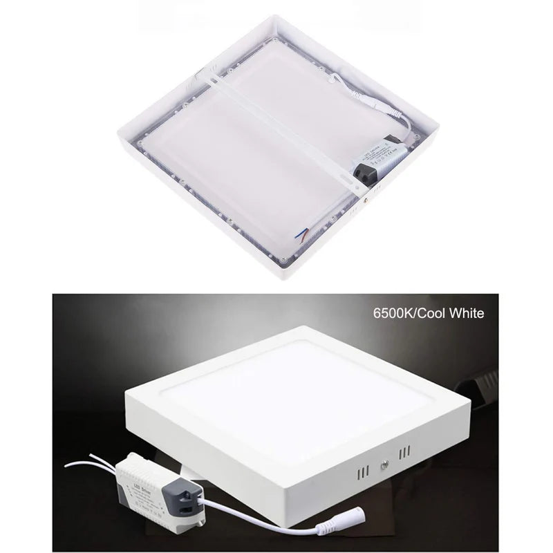 LÁMPARAS LED DE SOBREPONER CUADRADAS. 120VOLT. 60HZ.