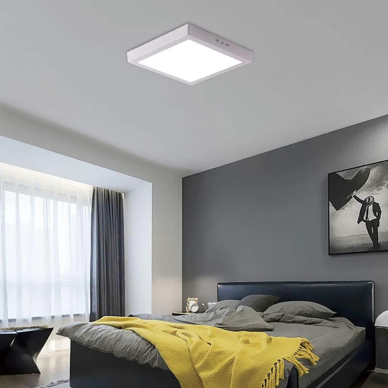 LÁMPARAS LED DE SOBREPONER CUADRADAS. 120VOLT. 60HZ.