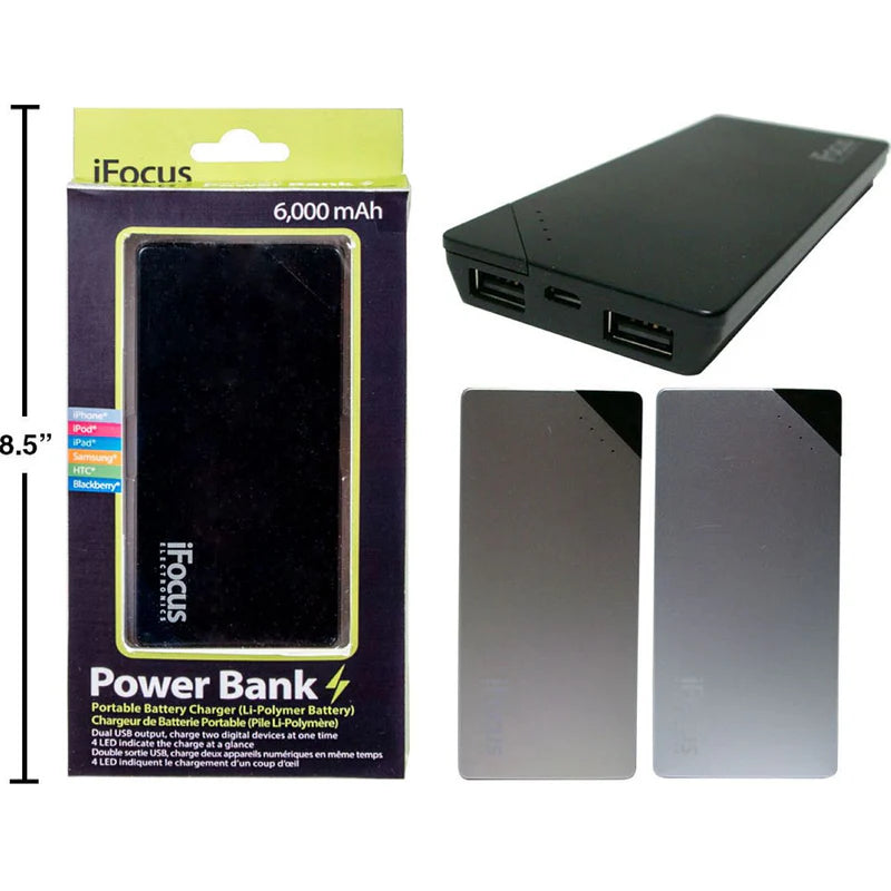 BANCO DE ENERGÍA 6000MAH PARA DISPOSITIVO PORTÁTIL