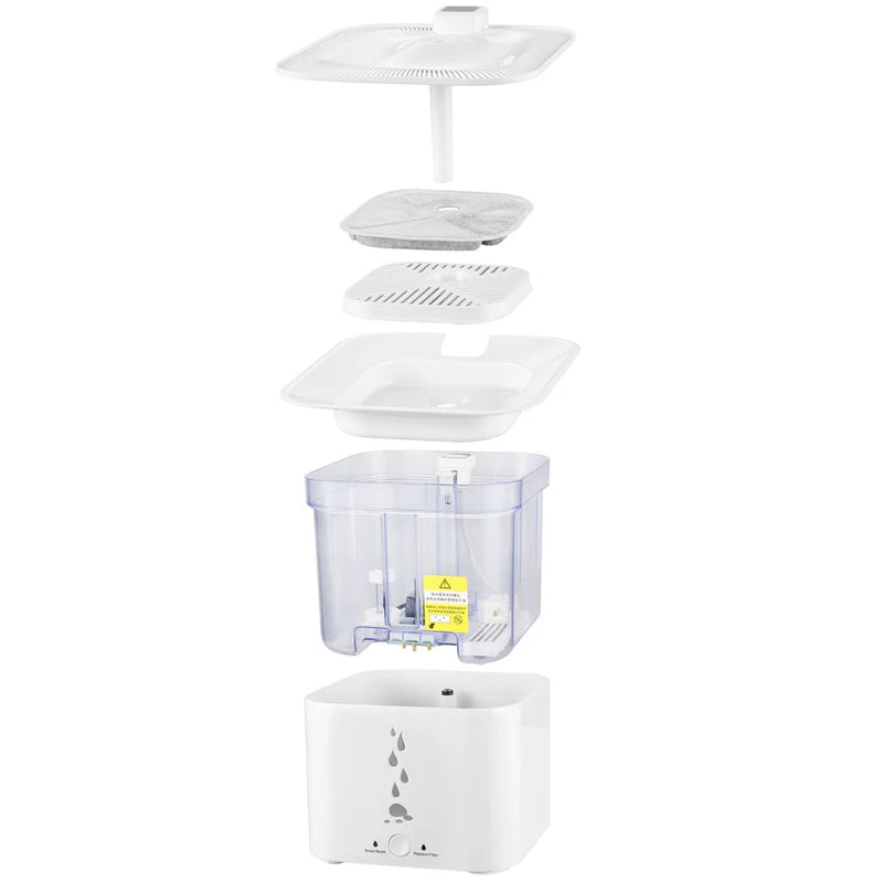 BEBEDERO DE AGUA AUTOMÁTICO PARA MASCOTAS 2.75 LTS.