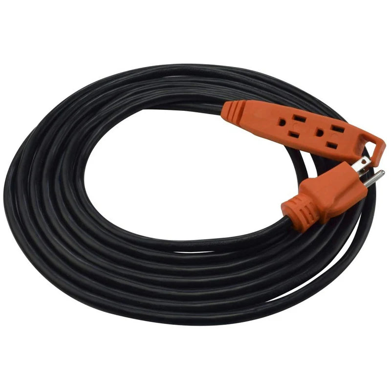 EXTENSION ELECTRICA POLARIZADA DE 3 SALIDA NEMA 5-15P. 125VOLT - 50FT - 15A. CALIBRE 3X16AWG.
