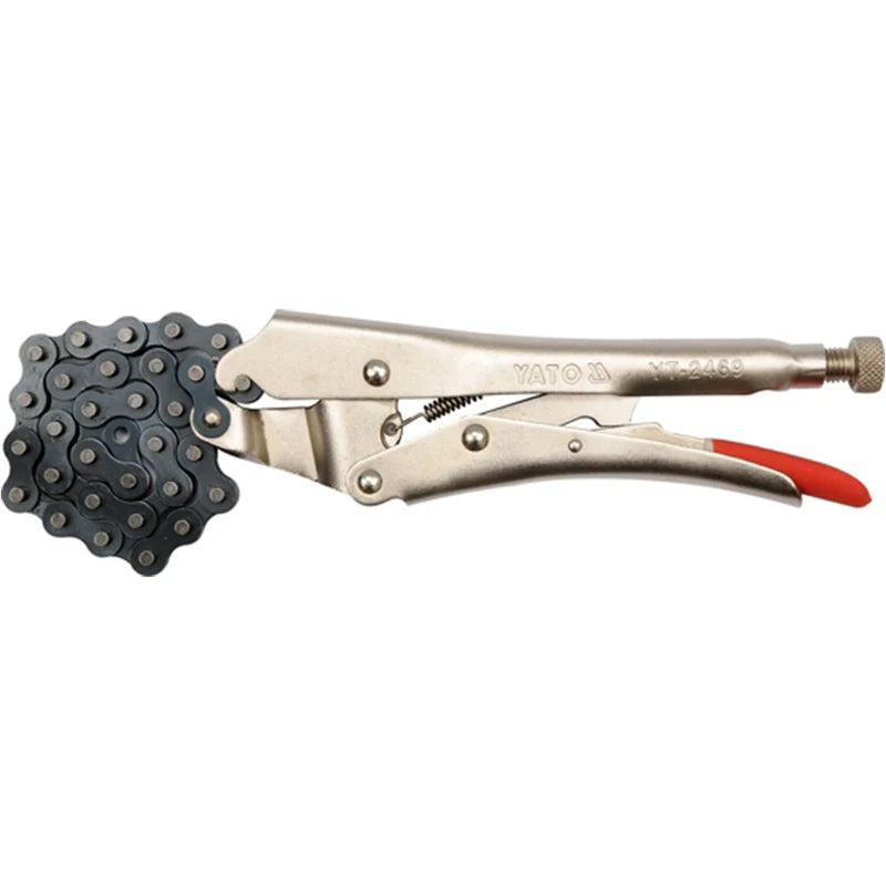 YATO ALICATE DE PRESION CON CADENA 10" 250 MM CRV ALTA CALIDAD
