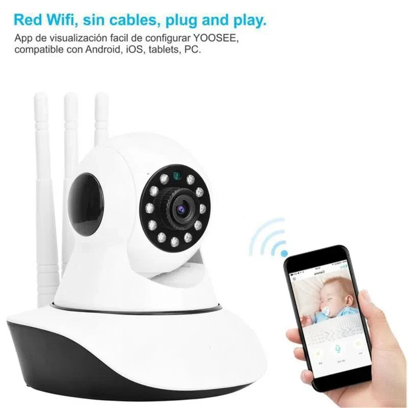 CAMARA DE SEGURIDAD INTELIGENTE CON WIFI, 2MP