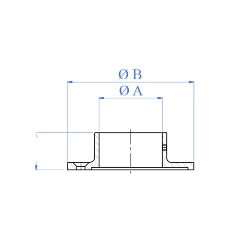 FLANGE DE ANCLAJE PARA 2""