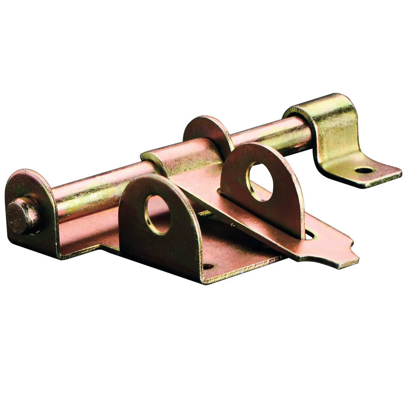 PASADOR TIPO PERNO CERROJO INTERNO DE BARRA CON OREJAS PARA CANDADO PARA PUERTAS. L = 140MM D = 12MM