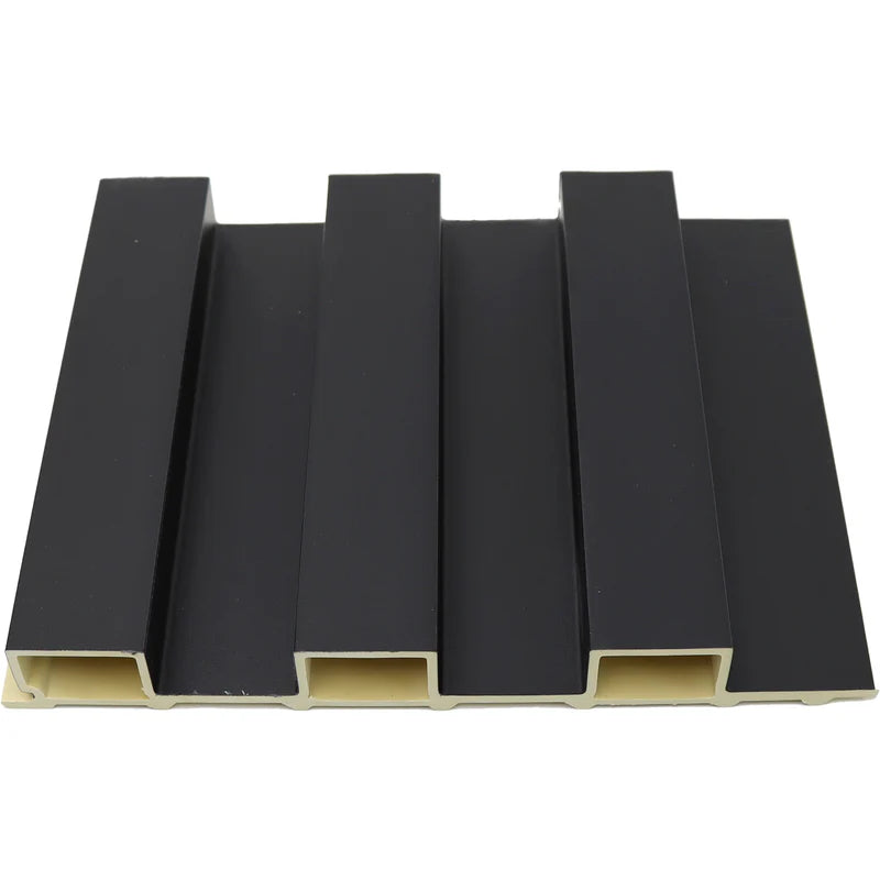 LÁMINA ACANALADA DECORATIVA WPC MATT BLACK 25X195X2900 MM