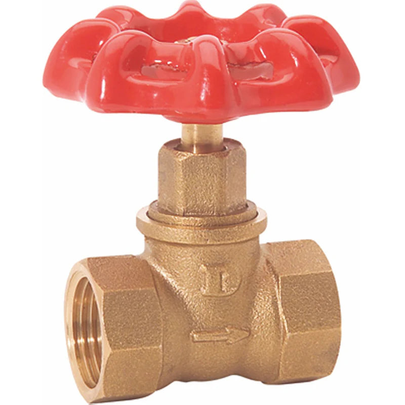 VÁLVULA DE COMPUERTA COMPACTA 1/2" DE BRONCE ROSCADA NPT 150 PSI