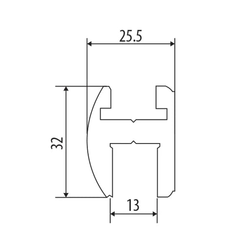 CABEZAL PARA PUERTA D BAÑO BRI