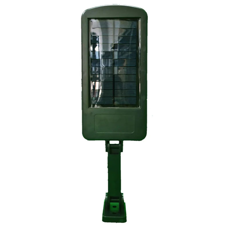 LAMPARA CON PANEL SOLAR, CHIP ON BOARD (COB) MINI LED. 100 WATTS CON SENSOR DE MOVIMIENTO