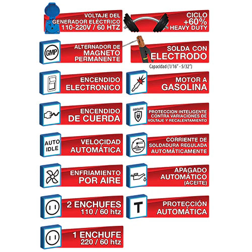 MOTOSOLDADOR BIG BOY 190 AMP.