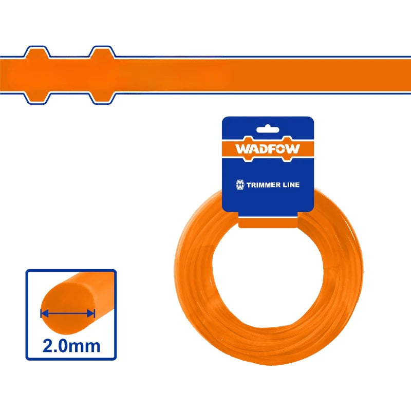 NYLON CIRCULAR PARA DESMALEZADORA (GUIRA). 2.7MM.X12M. EMBALADO EN TARJETA