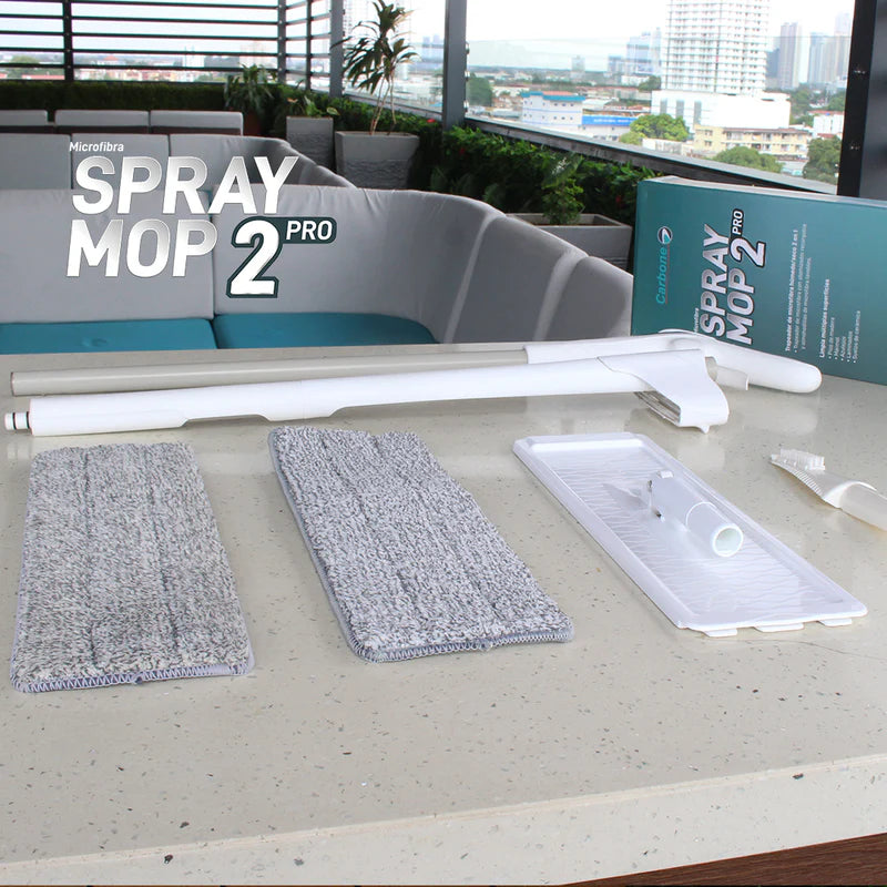 SPRAY MOP 2 PRO. TRAPEADOR PLANO CON SPRAY Y GATILLO EN EL MANGO.